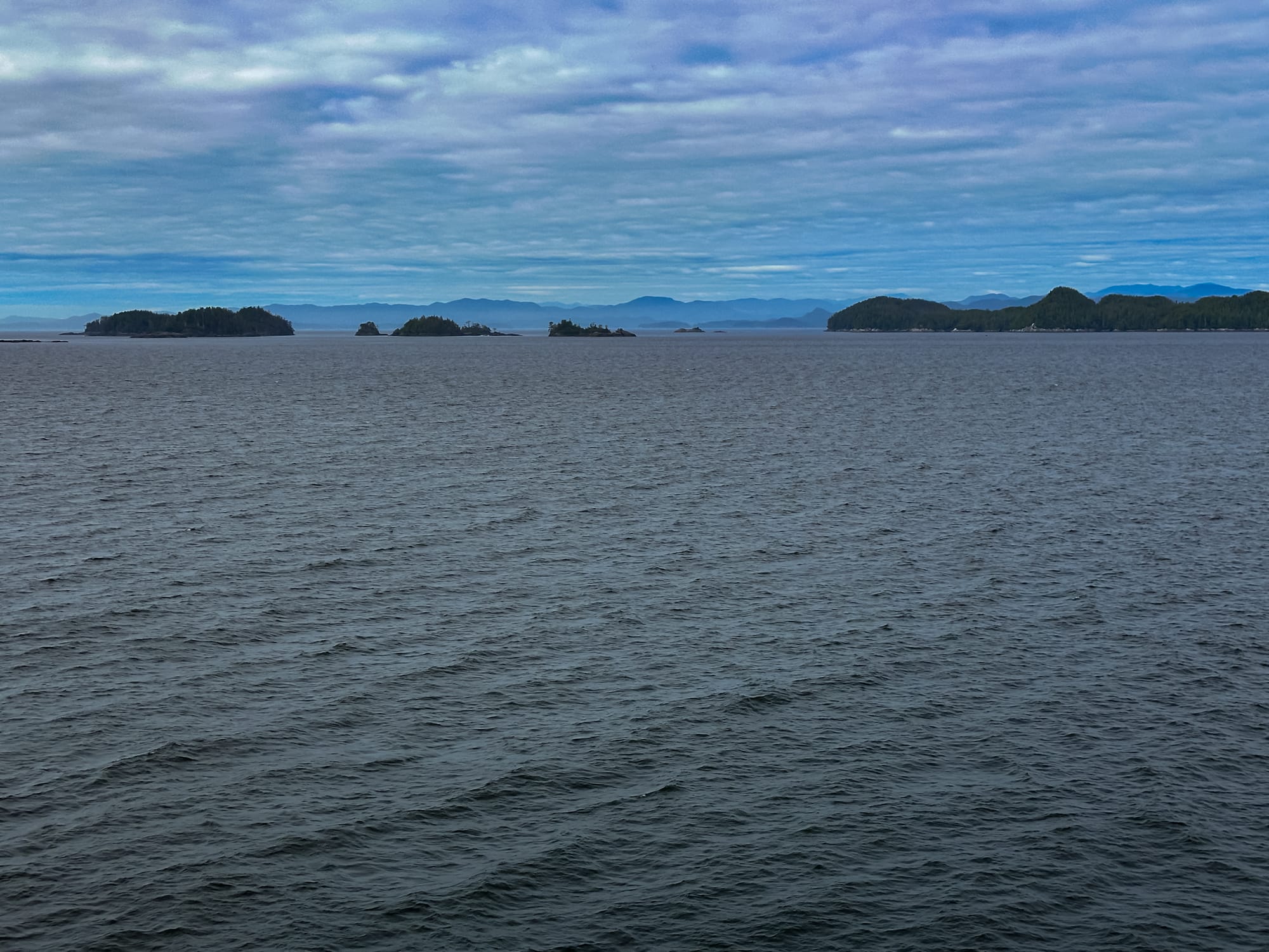 Photo of Inside passage transit - islands in the distance