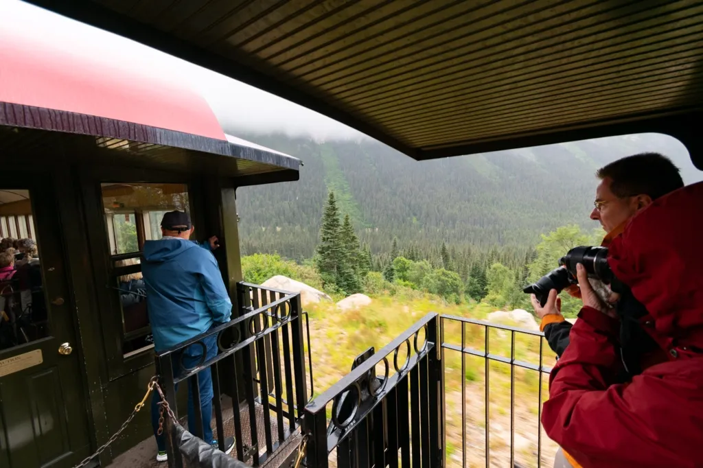 Photo of White Pass train viewing platform