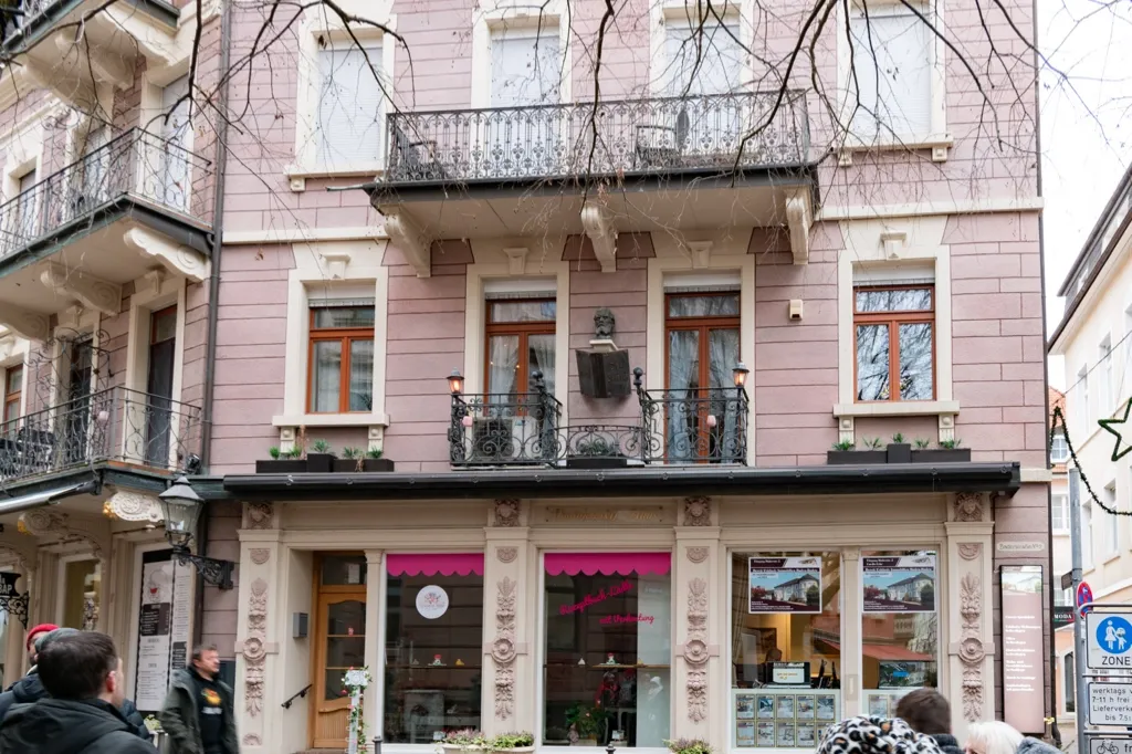 Photo of Dostoyevsky's flat in Baden-Baden