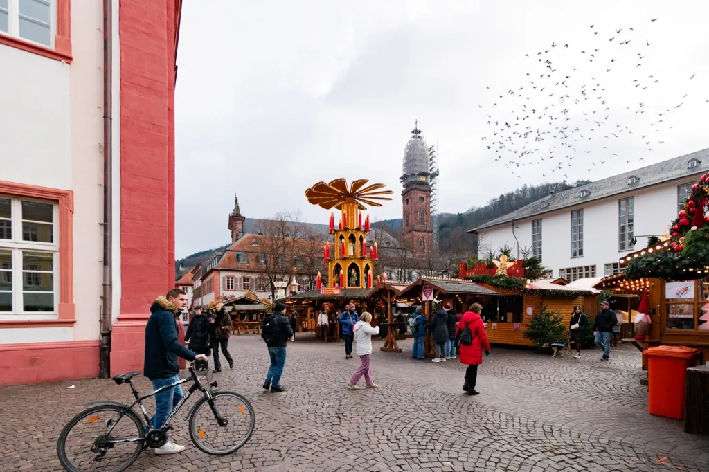 Photo of first Heidelberg Christmas Market we visited