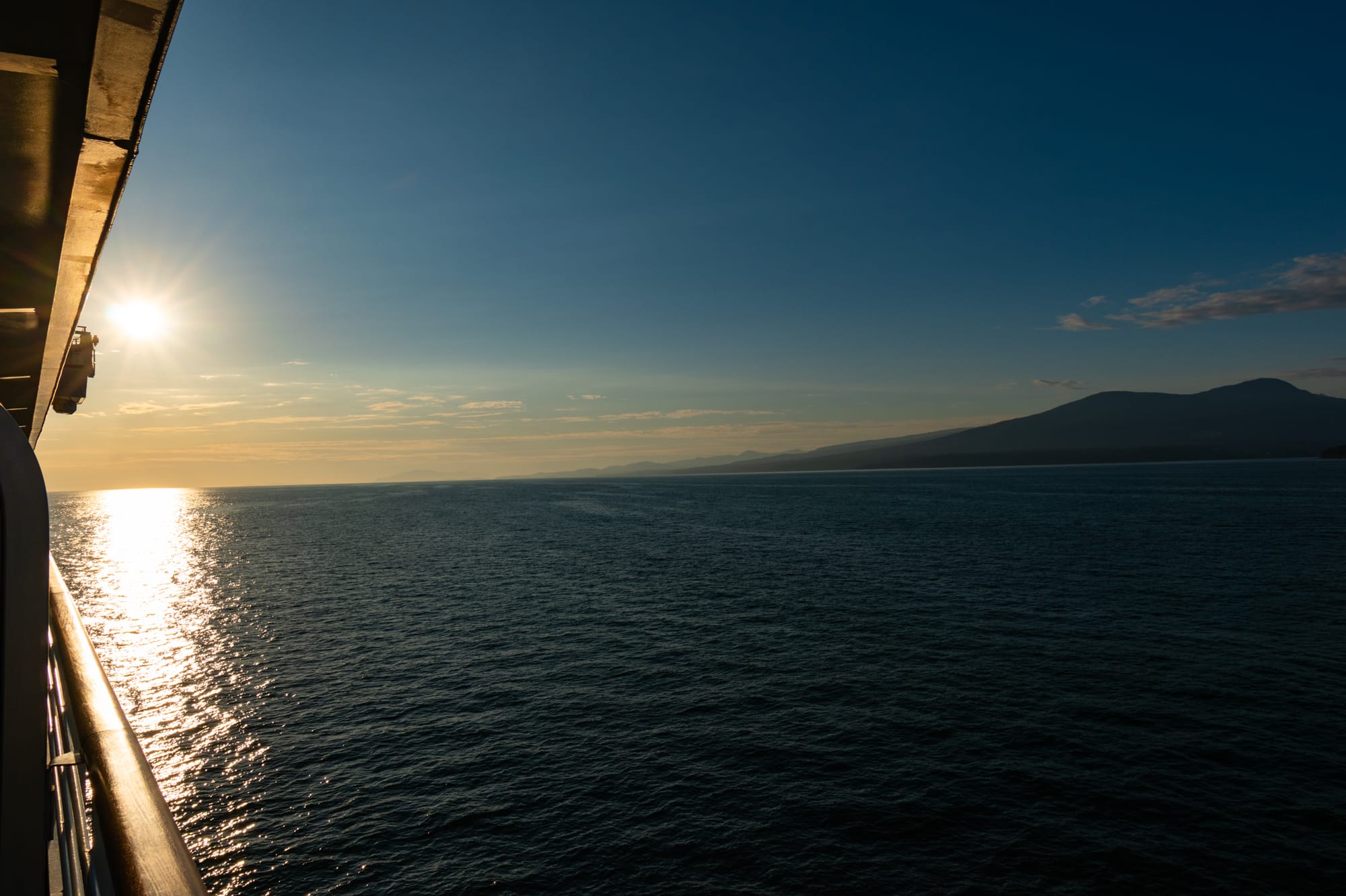 Photo of Inside Passage sunset.